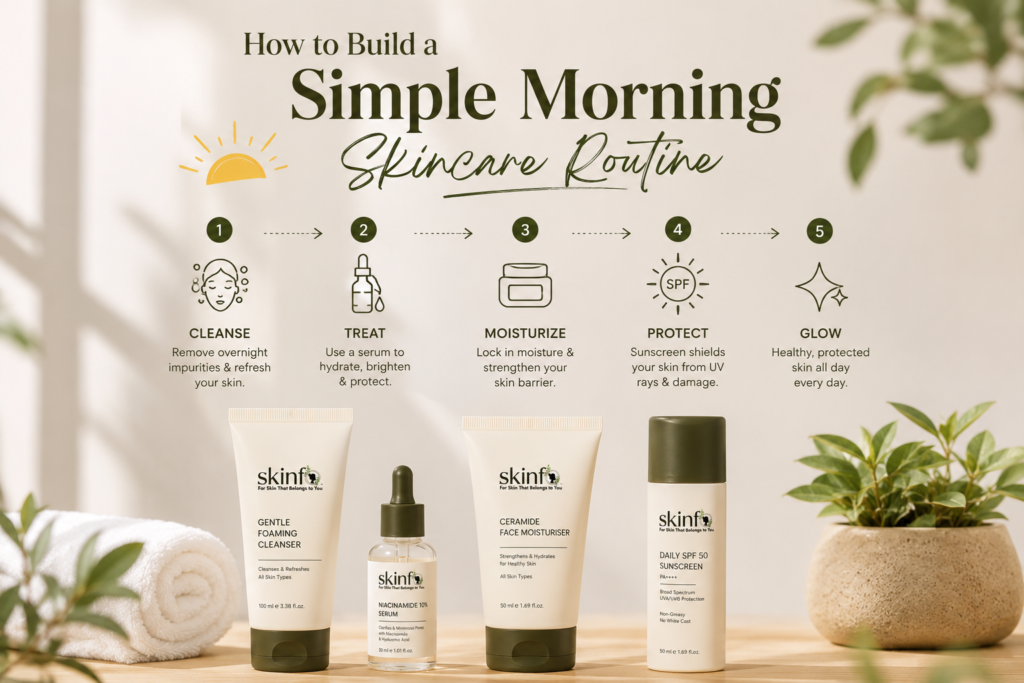 simple morning skincare routine