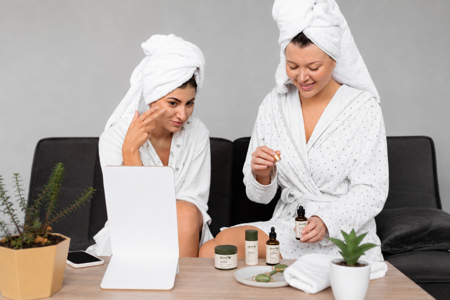 serum, cleanser